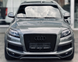 Решетка радиатора на Audi Q7 4L (Стиль RSQ7) Черный глянец Q7-RS142 фото 2