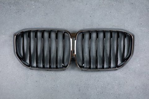 Решетка радиатора ноздри BMW X5 G05 Одинарные Хром (2018-2022) BMW-G05198 фото