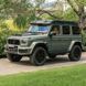 Карбоновая люстра накладка на крышу (LED) на Mercedes G-class W464 (2018-2024) Стиль Brabus W464-101 фото 8