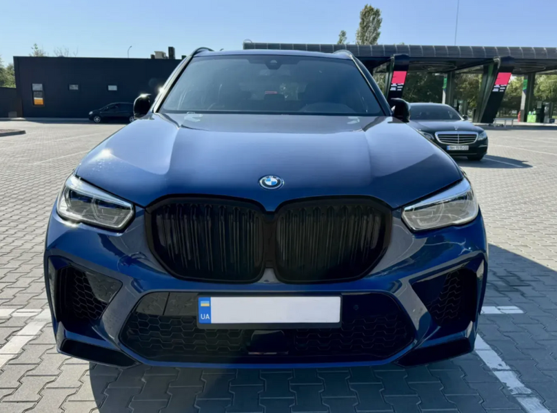 Решітка радіатора ніздрі BMW X5 G05 Подвійні Чорний Мат (2018-2022) BMW-G05192 фото