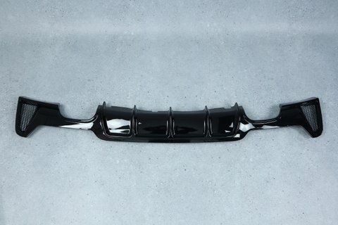 Накладка заднього бампера (Дифузор) на BMW F32 F33 F36 (Стиль M-Sport) M-Sport Paket бампер 1615 фото