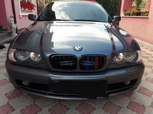 Решітка радіатора BMW E46 Coupe Подвійні M-Color Глянець(1998-2002)  612 фото