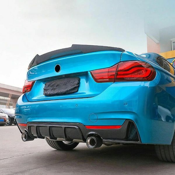 Карбоновая накладка заднего бампера (Диффузор) на BMW F32 F33 F36 (M-Paket бампер) 7511 фото