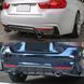 Карбоновая накладка заднего бампера (Диффузор) на BMW F32 F33 F36 (M-Paket бампер) 7511 фото 3