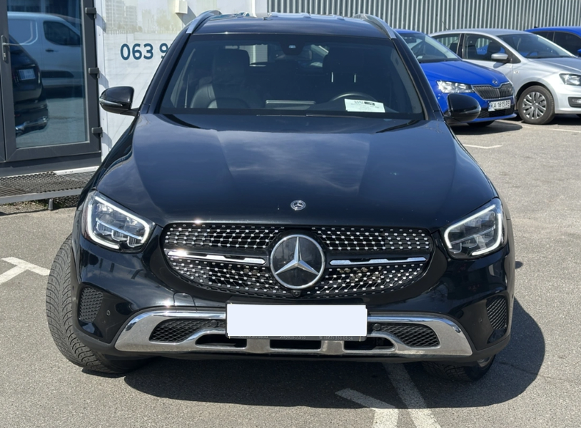 Решетка радиатора на Mercedes GLC/GLC Coupe-Class X253/C253 (Стиль Diamond) Чорная с хромом MB-X253192 фото