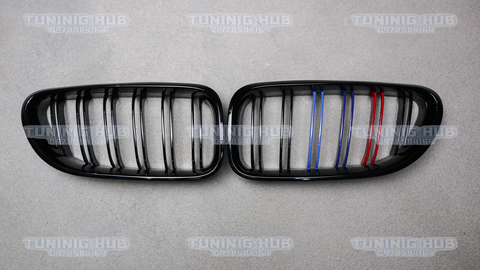 Решітка радіатора ніздрі BMW F06 F12 F13 M6 Подвійні M-Color (2012-2017) BMW-F12123 фото