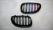 Решетка радиатора ноздри BMW E60 E61 M5 Двойные M-Color (2003-2010) 616 фото 3