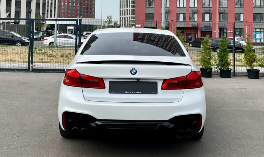 Спойлер для BMW G30 M5 F90 (Стиль M Performance) Чорний Глянець 7931 фото