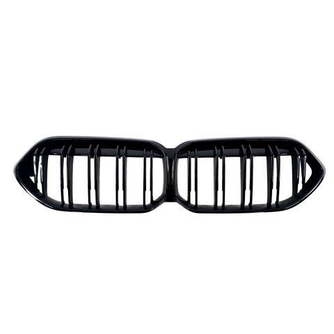 Решетка радиатора ноздри BMW F44 Двойные M-Look Черный Глянец (2020-2023) BMW-F44201 фото