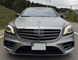 Решетка радиатора на Mercedes S-Class W222 под камеру (Стиль AMG S63) Черная с хромом без Night Vision MB-W222146 фото 2