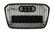 Решетка радиатора на Audi A6 C7 (Стиль RS6) Черный глянець (без места под камеру) A6-RS132 фото 1