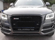 Решітка радіатора на Audi Q3 8U (Стиль RS QUATTRO) Чорний глянець Q3-RS132Q фото 2
