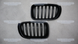 Решітка радіатора ніздрі BMW X3 F25 X4 F26 Подвійні Чорний Мат (2014-2018)  BMW-F25142 фото 3