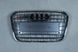 Решетка радиатора на Audi A6 C7 (Стиль S-Line S6) Серая с хромом A6-S133 фото 1