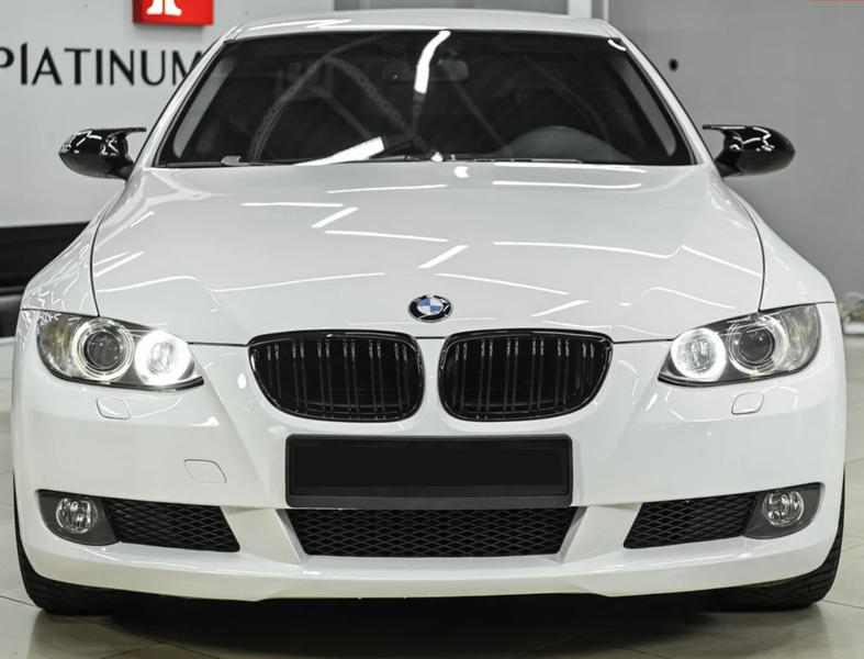 Решетка радиатора ноздри BMW E92 E93 Черный глянец Двойные (2006-2010)  597 фото