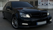 Решетка радиатора на Mercedes C-Class W204 (Стиль AMG) Черная  MB-W2040691 фото 3