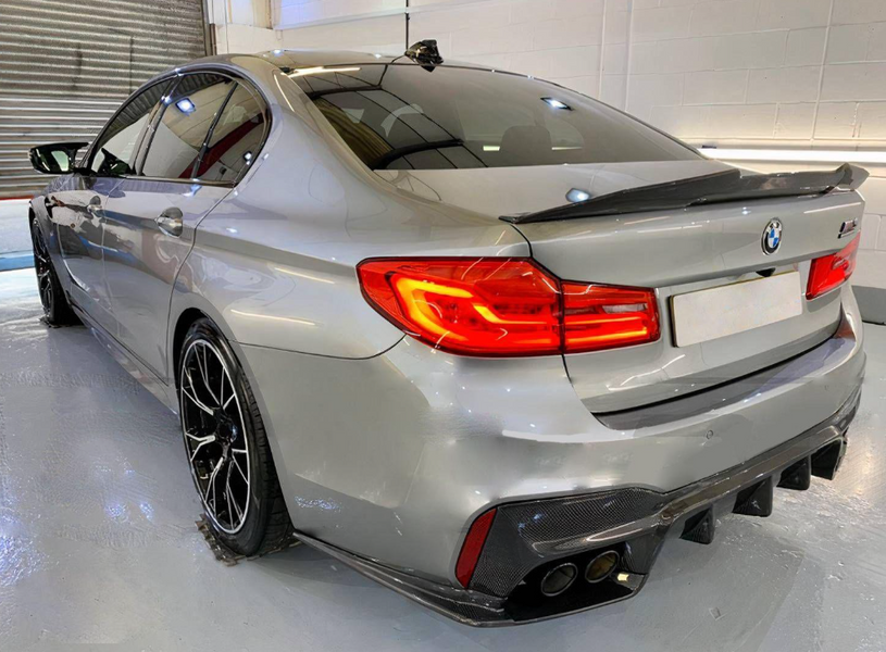 Спойлер для BMW G30 G31 M5 F90&nbsp;(Стиль PSM) Чорний Глянець SG30-174 фото