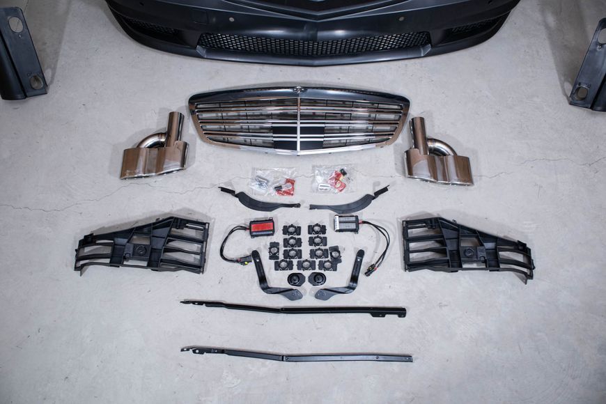 Комплект обвісу Mercedes S-Class W221 (2005-2013) Стиль AMG S65 MBW221-S651 фото