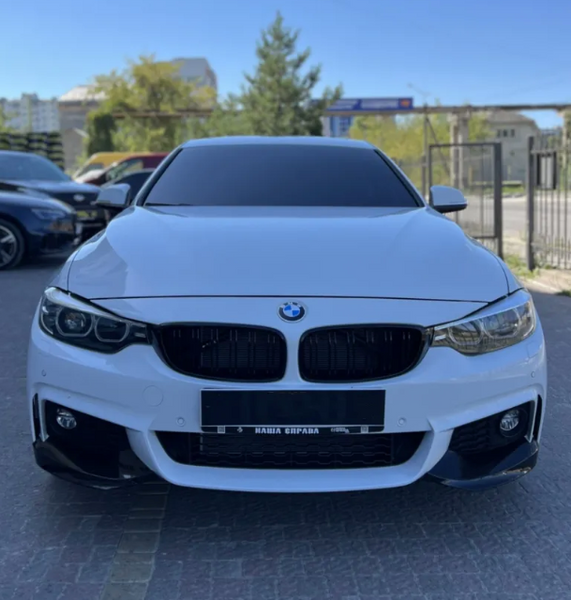 Решетка радиатора ноздри BMW F32,F33,F36,F80,F82 Двойные Черный Мат (2013-2019)  BMW-F32162 фото