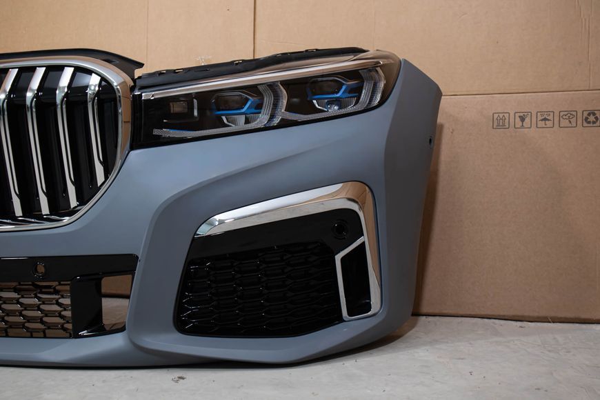Комплект обвеса рестайлинг с оптикой BMW 7 Series G11 G12 (2015-2019) Стиль M-Paket (Хром) 5690-2 фото