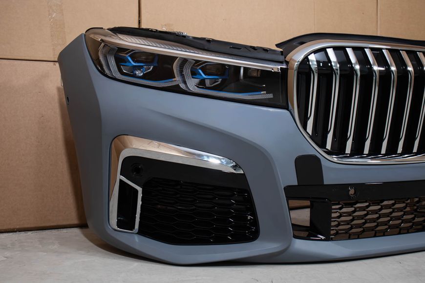 Комплект обвеса рестайлинг с оптикой BMW 7 Series G11 G12 (2015-2019) Стиль M-Paket (Хром) 5690-2 фото