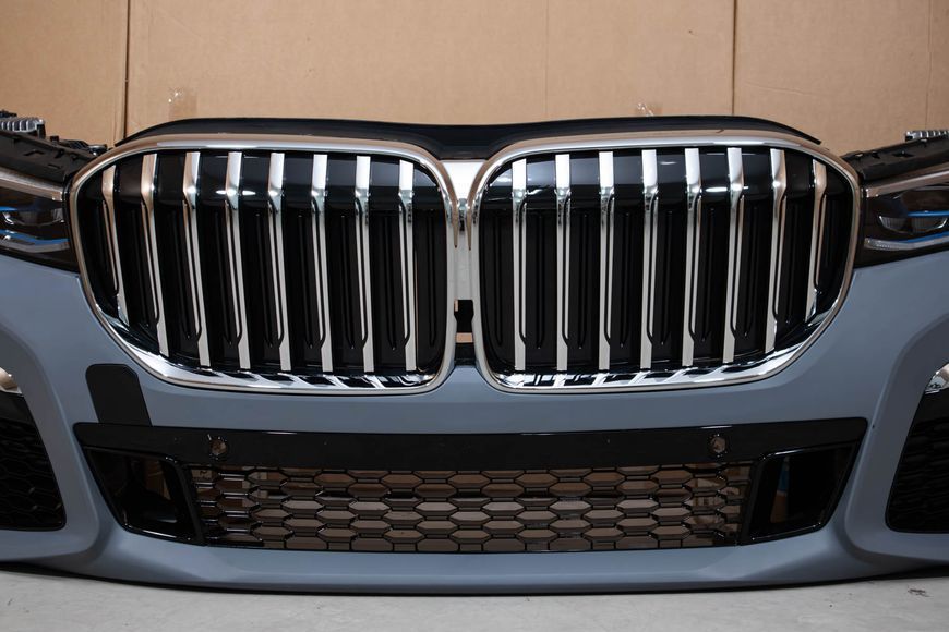 Комплект обвеса рестайлинг с оптикой BMW 7 Series G11 G12 (2015-2019) Стиль M-Paket (Хром) 5690-2 фото