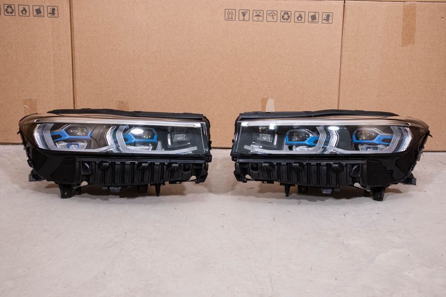 Комплект обвеса рестайлинг с оптикой BMW 7 Series G11 G12 (2015-2019) Стиль M-Paket (Хром) 5690-2 фото