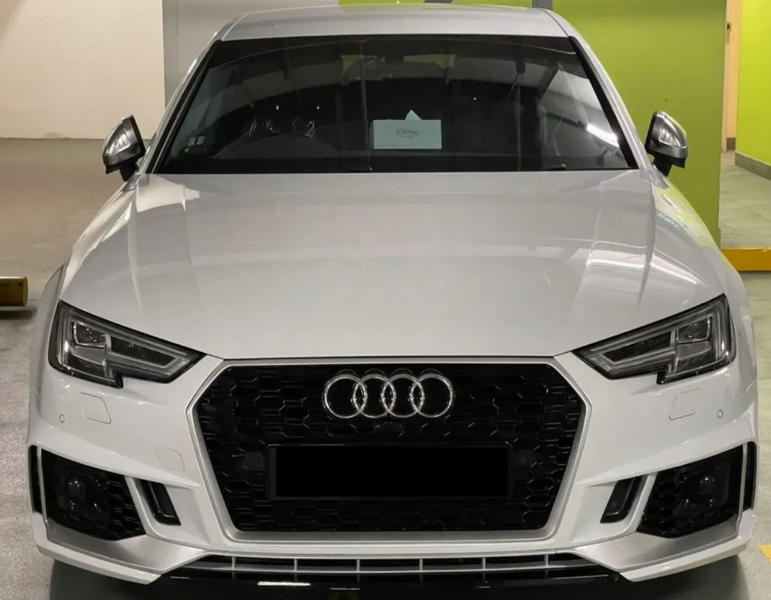 Передний бампер Audi A4 B9 (2015-2019) Стиль RS4 AUDIRS4-17B9RSU фото