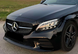 Решетка радиатора на Mercedes C-Class W205 (Стиль Diamond) (с&nbsp;местом под камеру) Черная с хромом 353535 фото 3