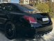 Спойлер сабля на Mercedes C-Class W205 2014-2020 Чорний Глянець MBW205-173 фото 2