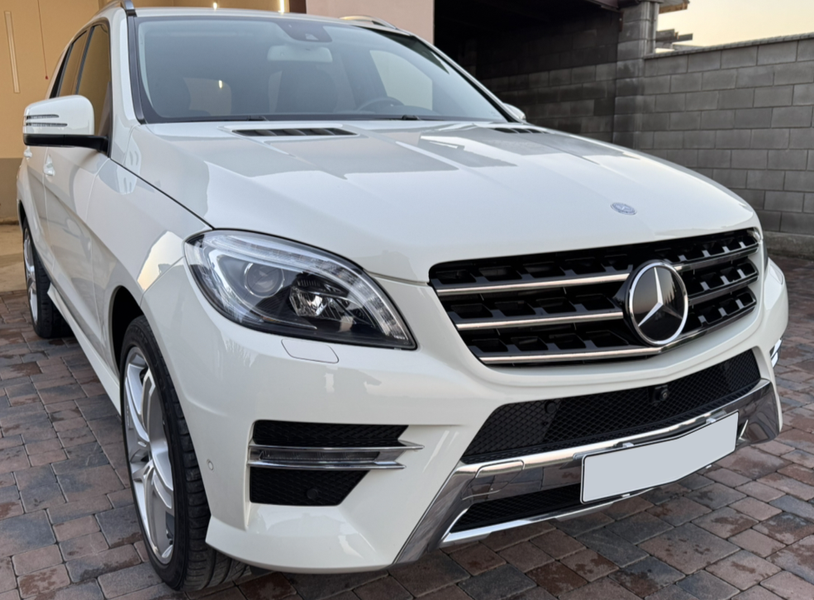 Решітка радіатора на Mercedes ML-Class W166 (Під оригінал) Чорна з хромом MB-W166123 фото