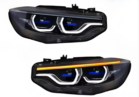 Передня оптика (Фари) для BMW 4 Series F32 F33 F36 (2013-2015) Xenon апгрейд в Full Led (Стиль Laser) з блоками (8 PIN) F32PRELCI8 фото