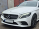 Решетка радиатора на Mercedes C-Class W205 (Стиль Diamond) (без места под камеру) Черная с хромом MB-W205192 фото 3