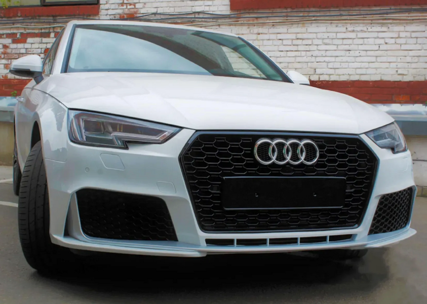 Передній бампер Audi A4 B9 (2015-2019) Стиль RS4 RS4-17B91 фото