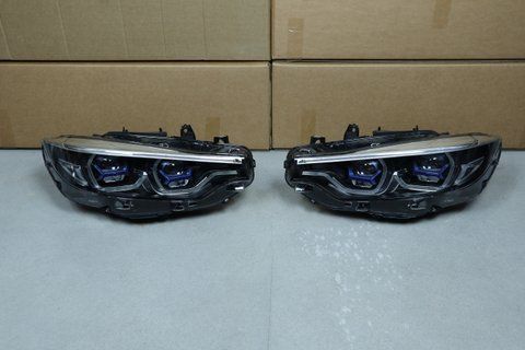 Передня оптика (Фари) для BMW 4 Series F32 F33 F36 (2013-2015) FULL LED (Стиль Laser) з блоками (9 PIN) F32PRELCI9 фото