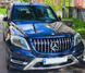 Решетка радиатора на Mercedes GLK-Class X204 (Стиль GT) Черная с хромом MB-X204146 фото 3
