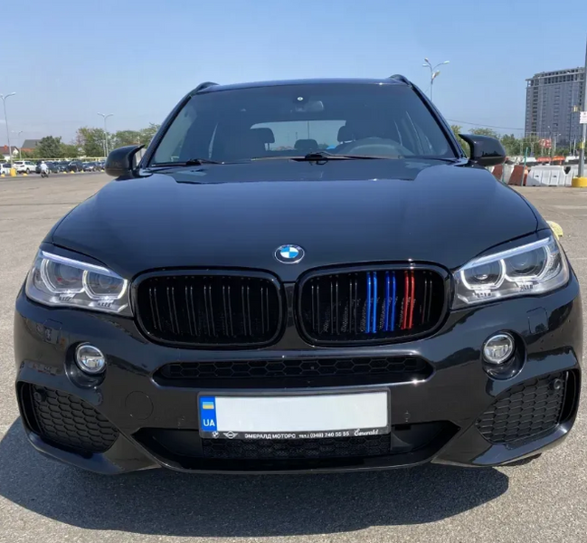 Решетка радиатора ноздри BMW X5 F15 X5M F85 X6 F16 X6M F86 M-Сolor Двойные Глянец (2013-2018) 7520 фото