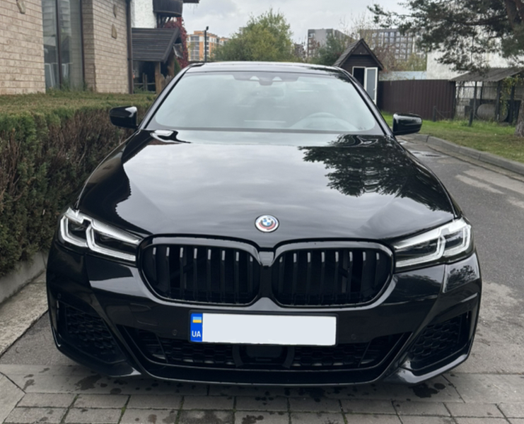 Передня оптика (Фари) для BMW 5 Series G30 (2017-2020) FULL LED (Стиль LCI Laser Shadow) 3492 фото
