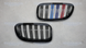 Решітка радіатора ніздрі BMW E92 E93 Подвійні M-color Глянець (2010-2013) 7536 фото 3