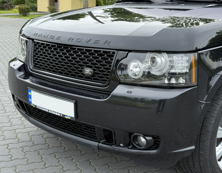 Решітка радіатора на Land Rover Range Rover Vogue (2010-2012)&nbsp;Чорний глянець RR5 фото
