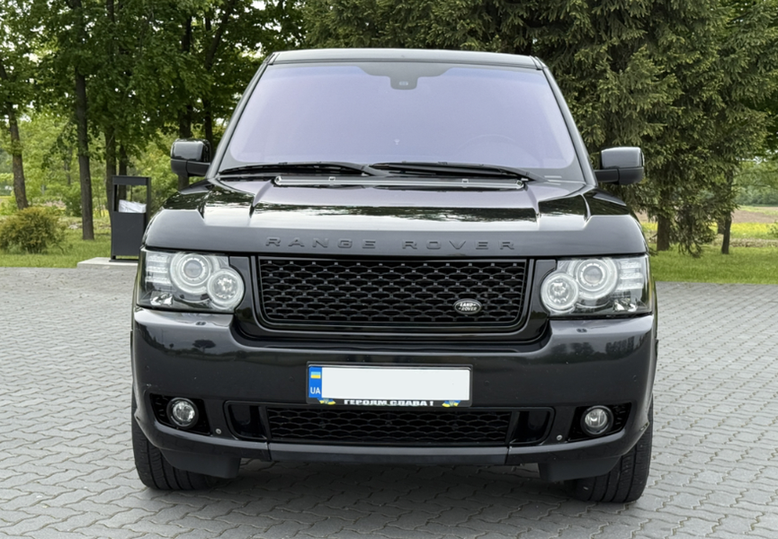 Решітка радіатора на Land Rover Range Rover Vogue (2010-2012)&nbsp;Чорний глянець RR5 фото
