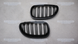 Решетка радиатора ноздри BMW E60 E61 M5 Двойные Черный Мат (2003-2010) BMW-E60062 фото 3
