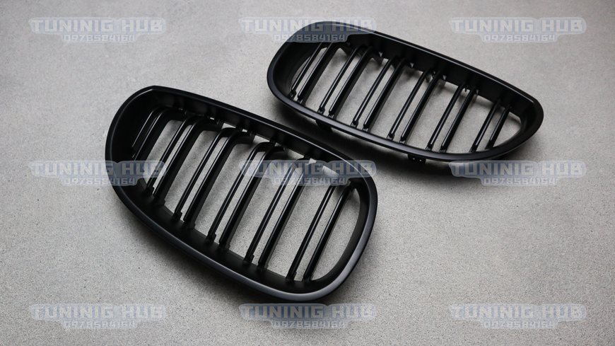 Решетка радиатора ноздри BMW E60 E61 M5 Двойные Черный Мат (2003-2010) BMW-E60062 фото