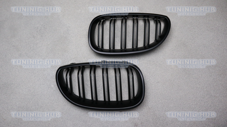 Решетка радиатора ноздри BMW E60 E61 M5 Двойные Черный Мат (2003-2010) BMW-E60062 фото