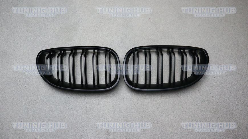 Решетка радиатора ноздри BMW E60 E61 M5 Двойные Черный Мат (2003-2010) BMW-E60062 фото