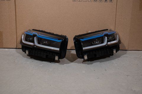 Передня оптика (Фари) для BMW 5 Series G30 G31 (2017-2020) FULL LED (Стиль Laser) (UPGRADE) (WITH LOGO) 34564 фото