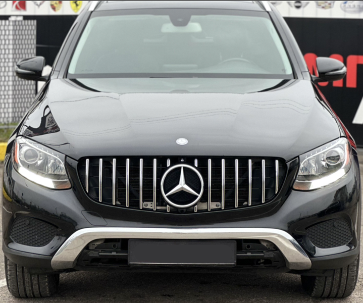 Решітка радіатора на Mercedes GLC/GLC Coupe-Class X253/C253 (Стиль GT) Чорна з хромом MB-X253151 фото