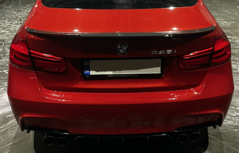 Спойлер для BMW F30 M3 F80  (Стиль М4) Карбон 1855 фото