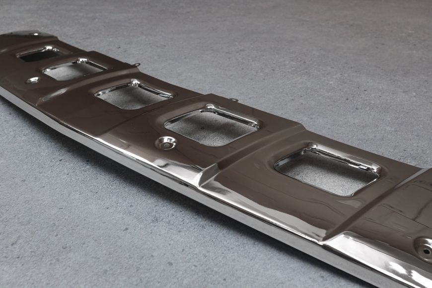 Накладка на передній бампер (Хром) для Mercedes-Benz GL-Class X164 (2009-2012) 1648852622 1648852622 фото