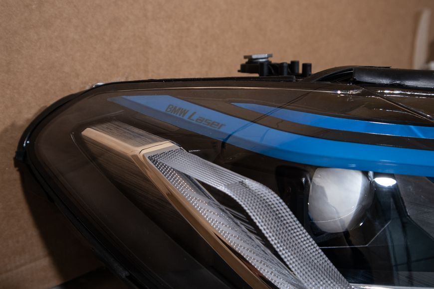 Передня оптика (Фари) для BMW 5 Series G30 G31 (2017-2020) FULL LED (Стиль Laser) (UPGRADE) (WITH LOGO) 34564 фото